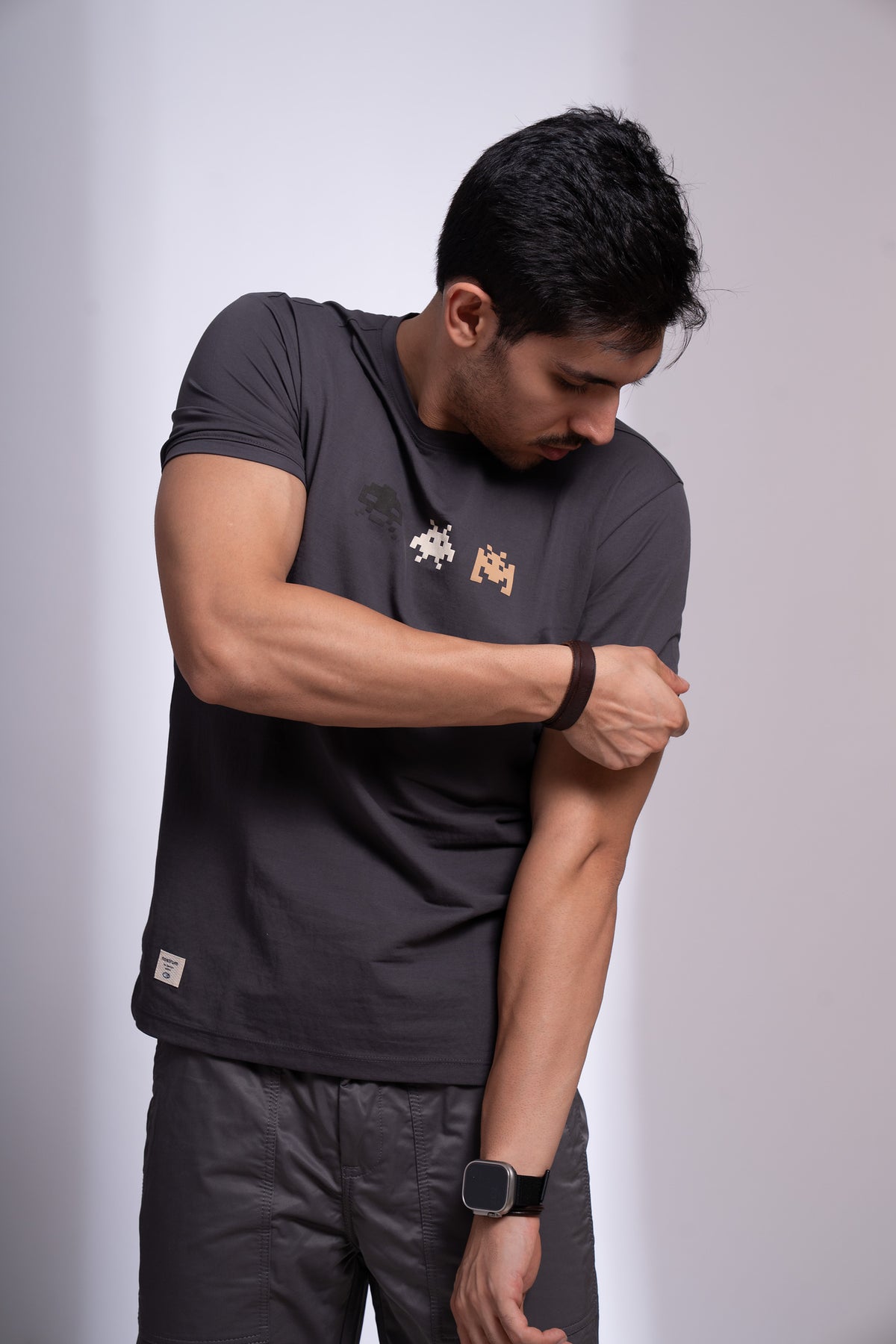 Mizzle Round Neck T-Shirt for Men | Everyday Minimal Essential