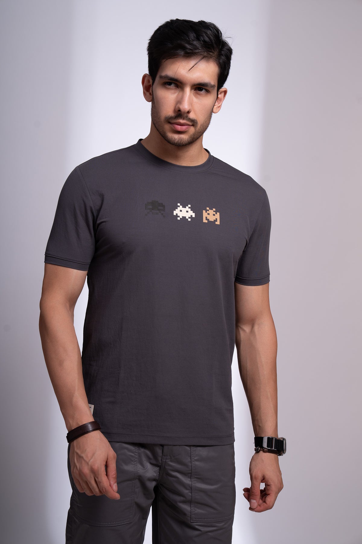 Mizzle Round Neck T-Shirt for Men | Everyday Minimal Essential