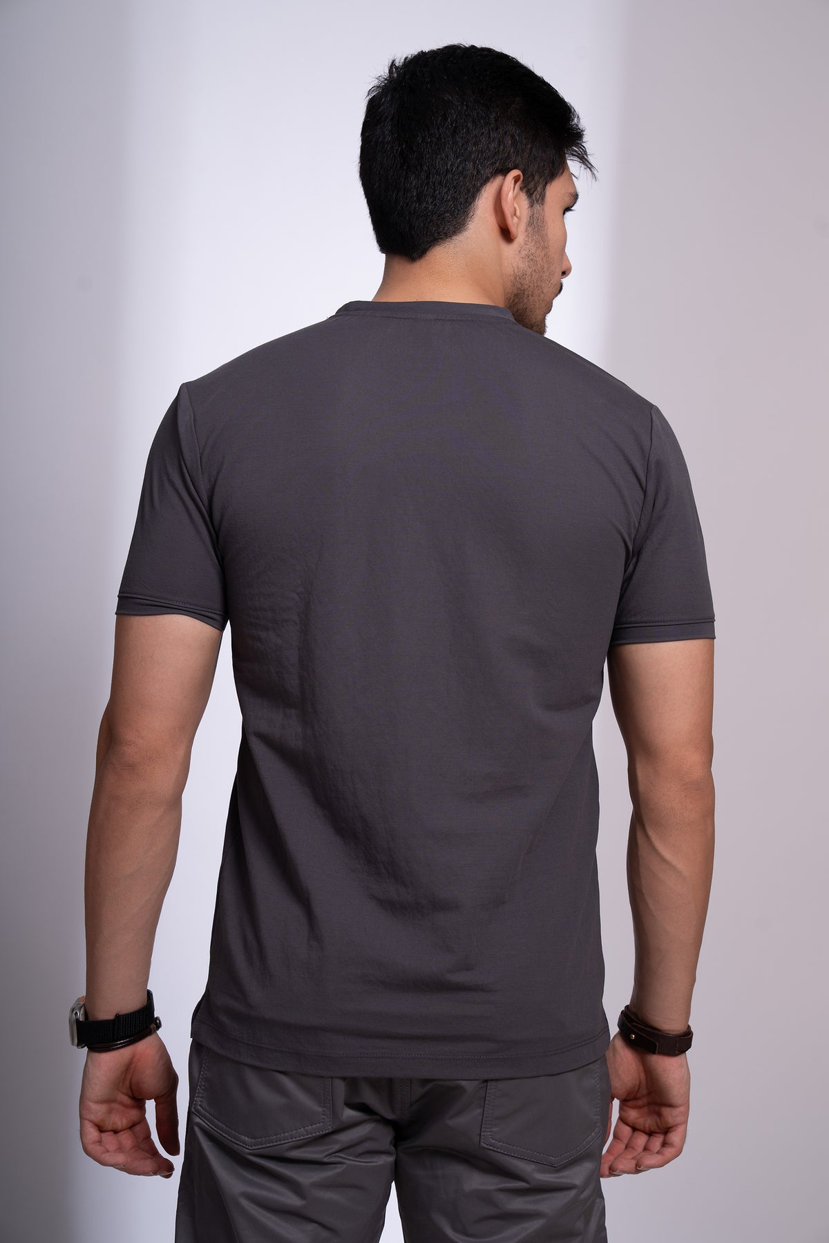 Mizzle Round Neck T-Shirt for Men | Everyday Minimal Essential