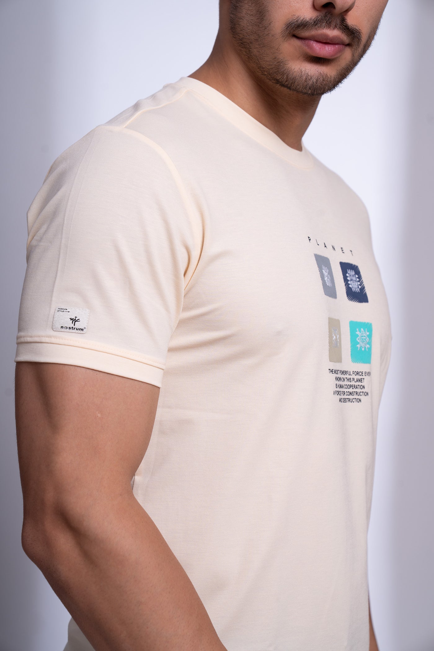 Moonwake Round Neck T-Shirt for Men | Classic Everyday Essential