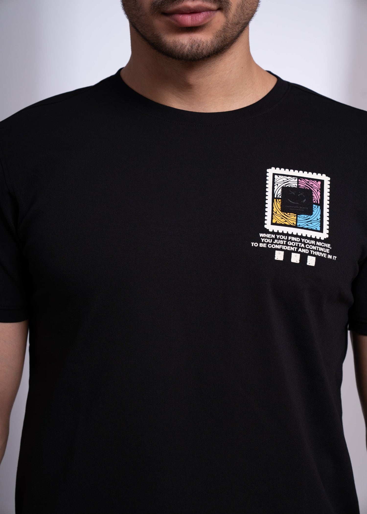 Thrive Round Neck T-Shirt for Men | Everyday Minimal Tee