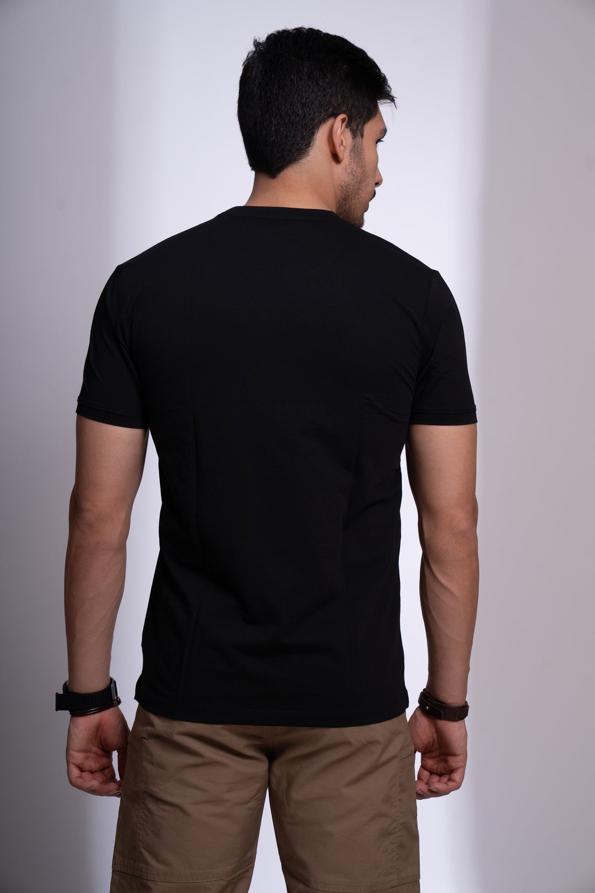 Mizzle Round Neck T-Shirt for Men | Everyday Minimal Essential