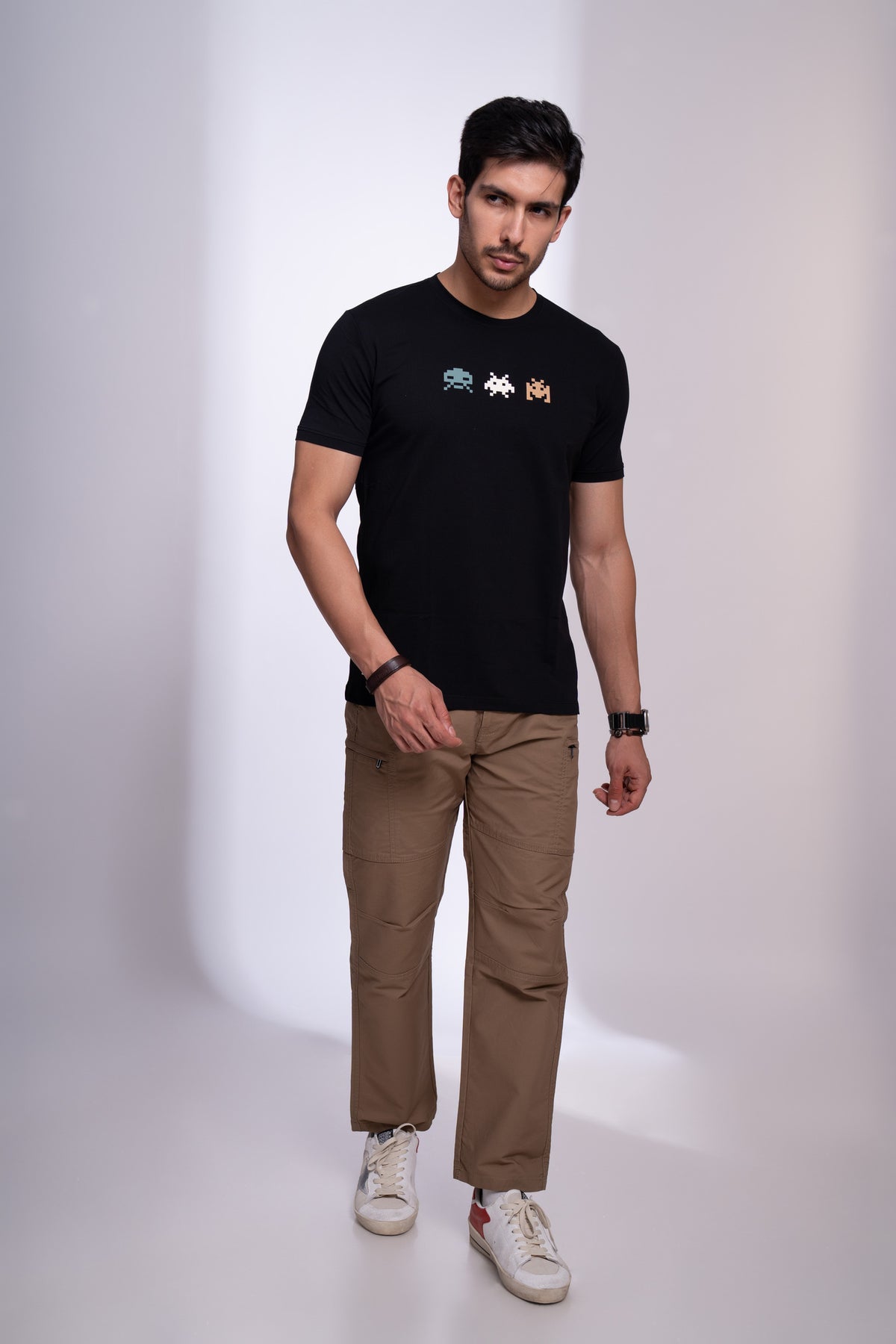 Mizzle Round Neck T-Shirt for Men | Everyday Minimal Essential