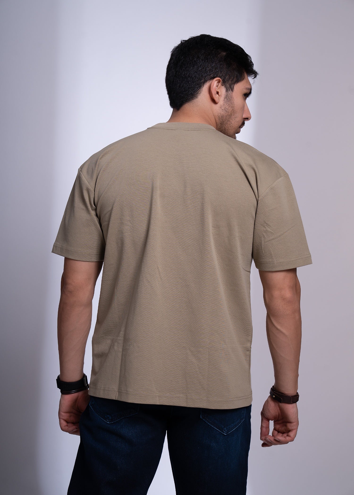Volitant Oversized Round Neck T-Shirt for Men | Effortless Everyday Style