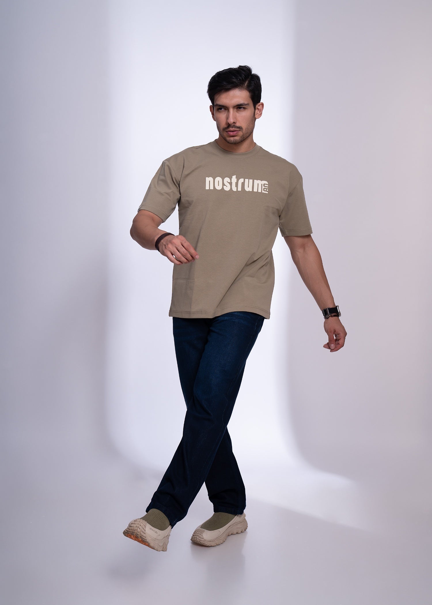 Volitant Oversized Round Neck T-Shirt for Men | Effortless Everyday Style
