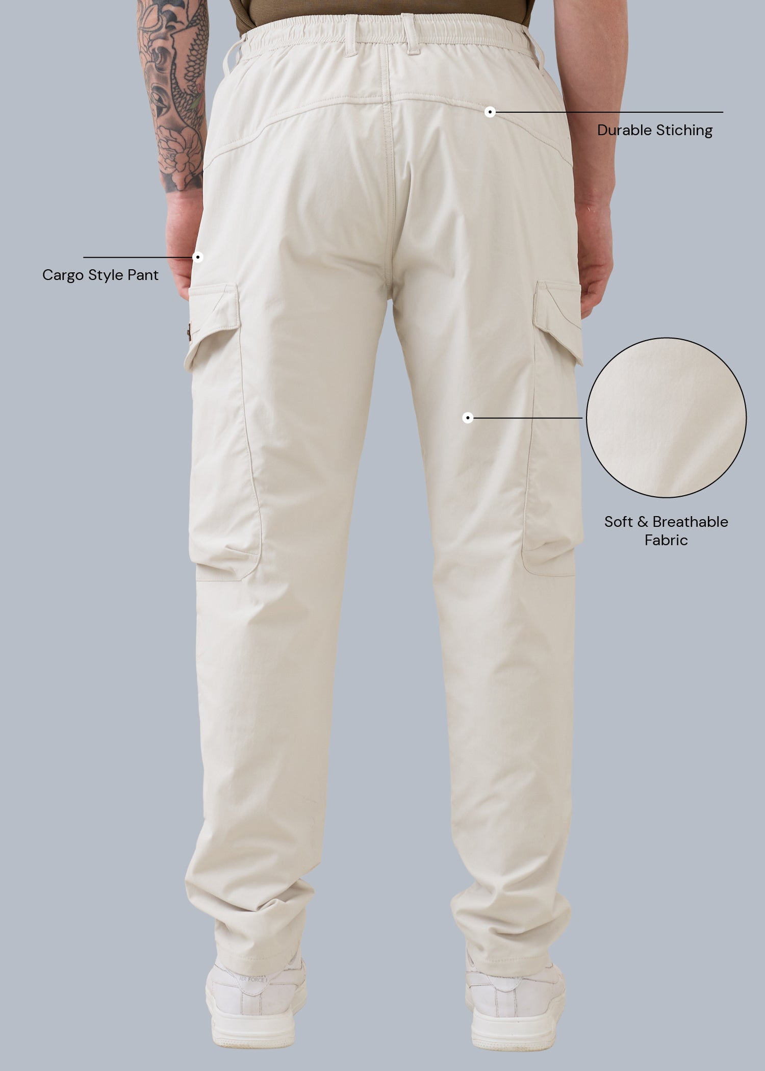 Nostrum Deswark Polycotton Drawstring Cargo