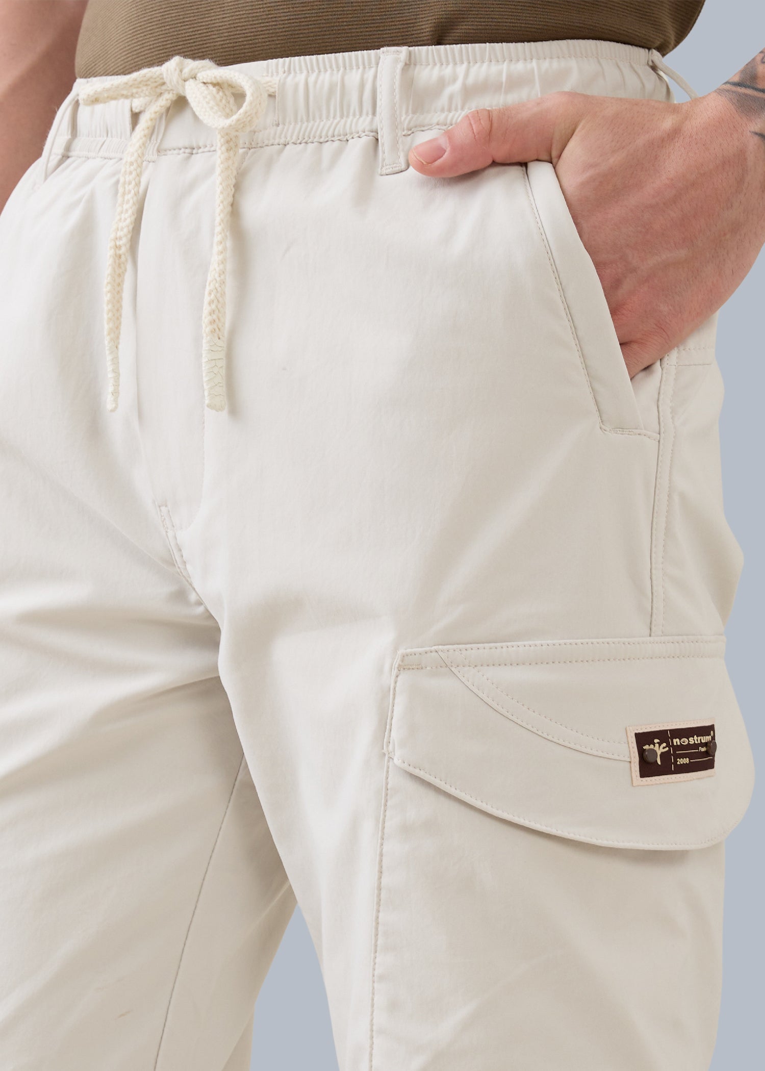 Nostrum Deswark Polycotton Drawstring Cargo