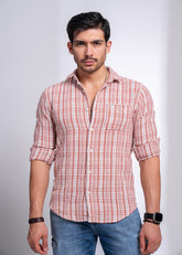 Men’s Casual Checked Shirt | Slim Fit Cotton Comfort