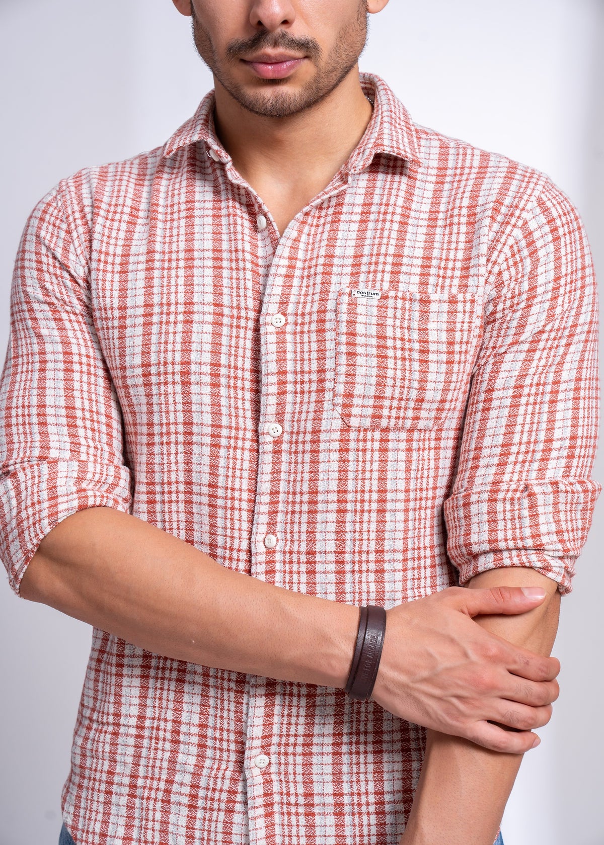 Men’s Casual Checked Shirt | Slim Fit Cotton Comfort