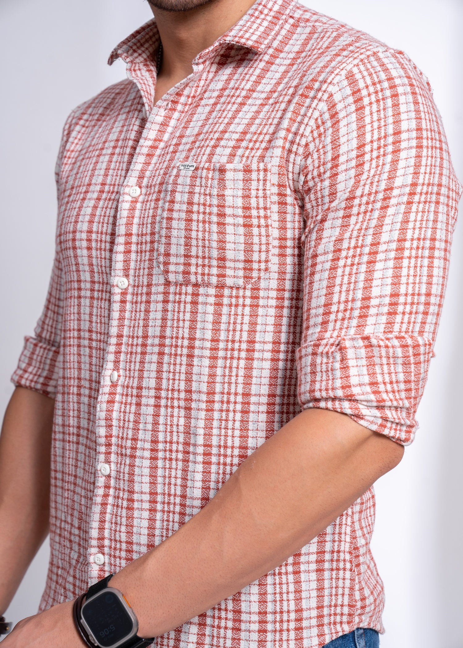 Men’s Casual Checked Shirt | Slim Fit Cotton Comfort