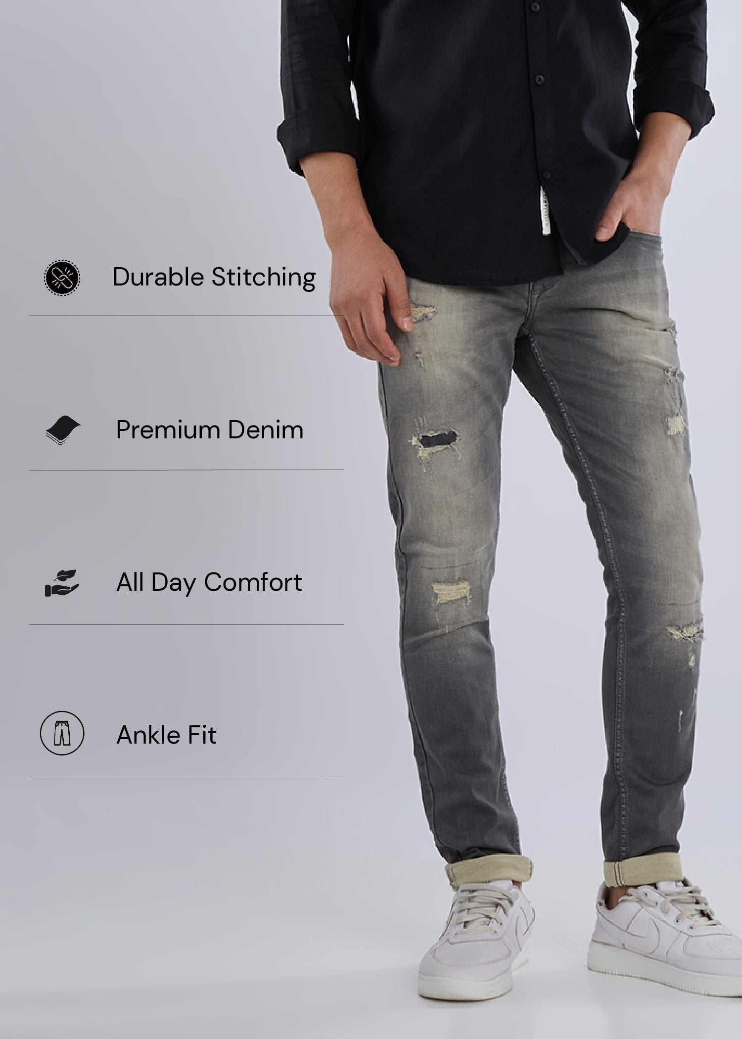 Fregon Ankle Fit Jeans