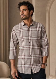 Frabian Checked Casual Shirt