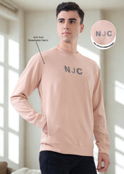 Glint Full Sleeve T-Shirt: Coral Pink