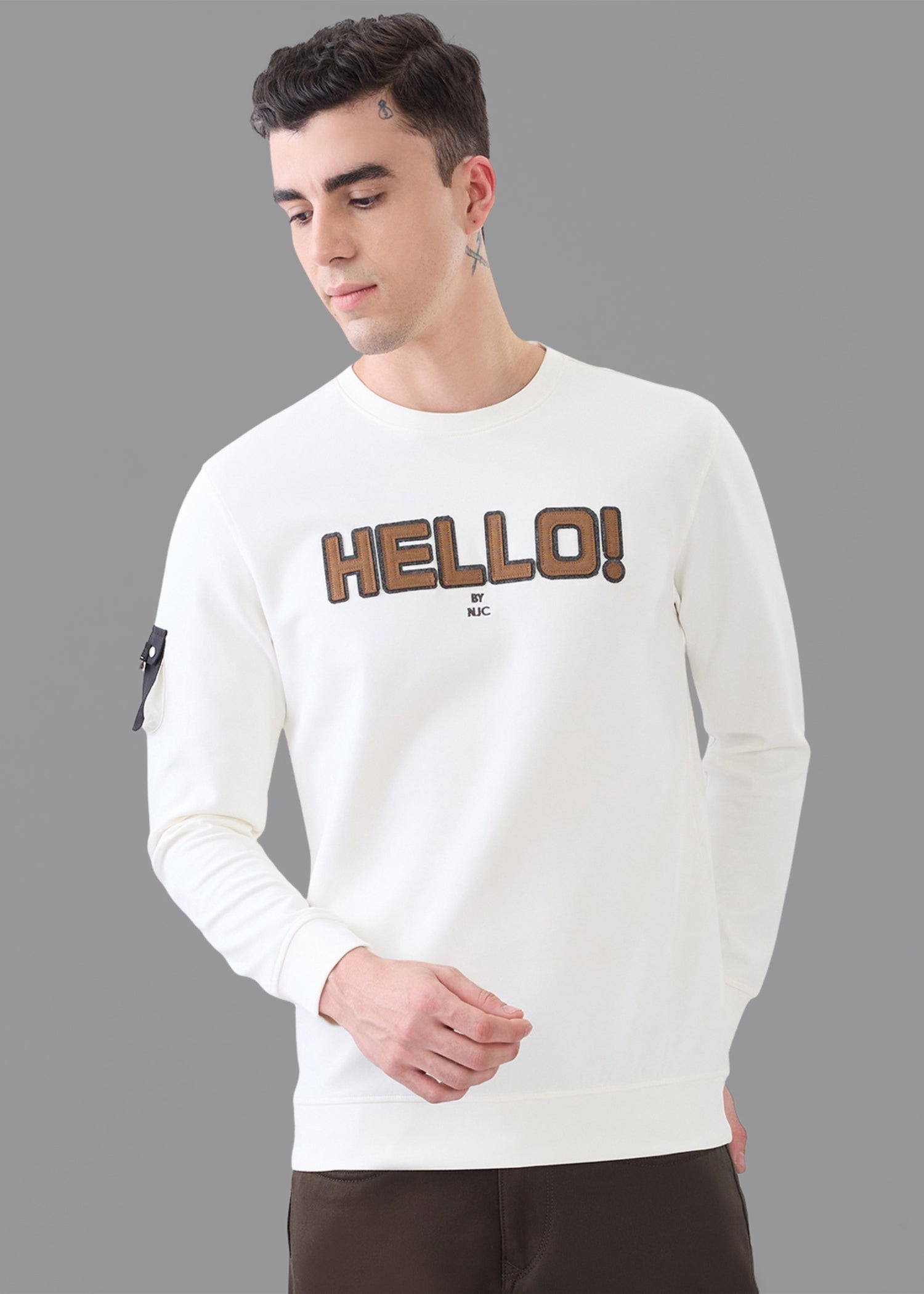Hello Graphic T-Shirt: White