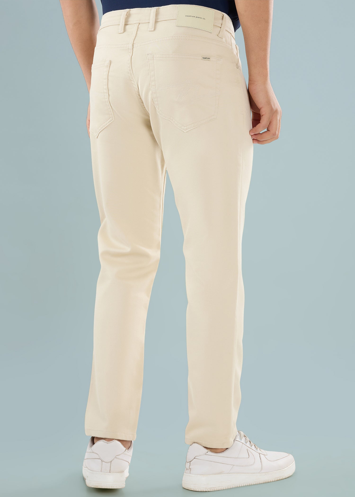 Icon Ankle Fit Trouser: Beige