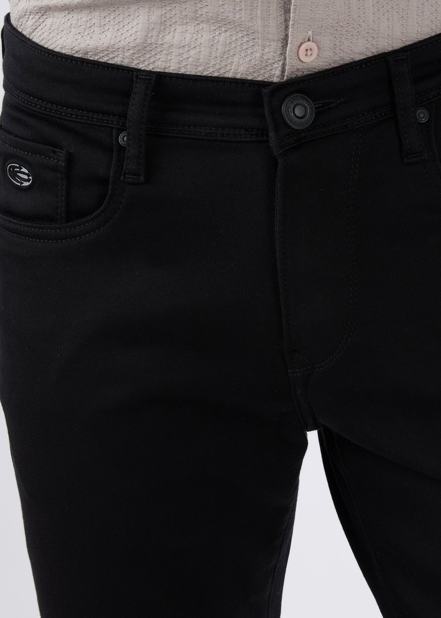 Icon Ankle Fit Trouser: Black