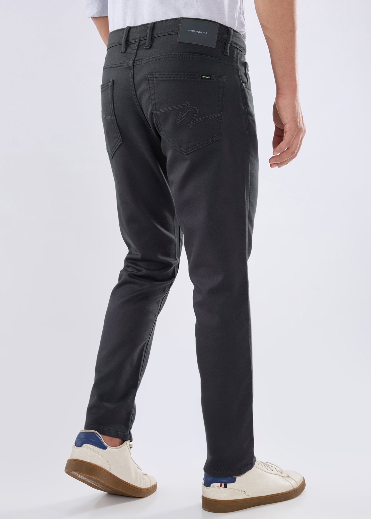 Icon Ankle Fit Trouser: Dark Grey