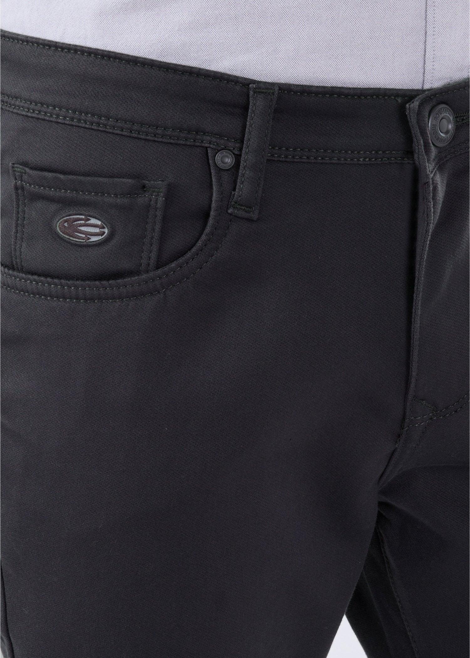 Icon Ankle Fit Trouser: Dark Grey