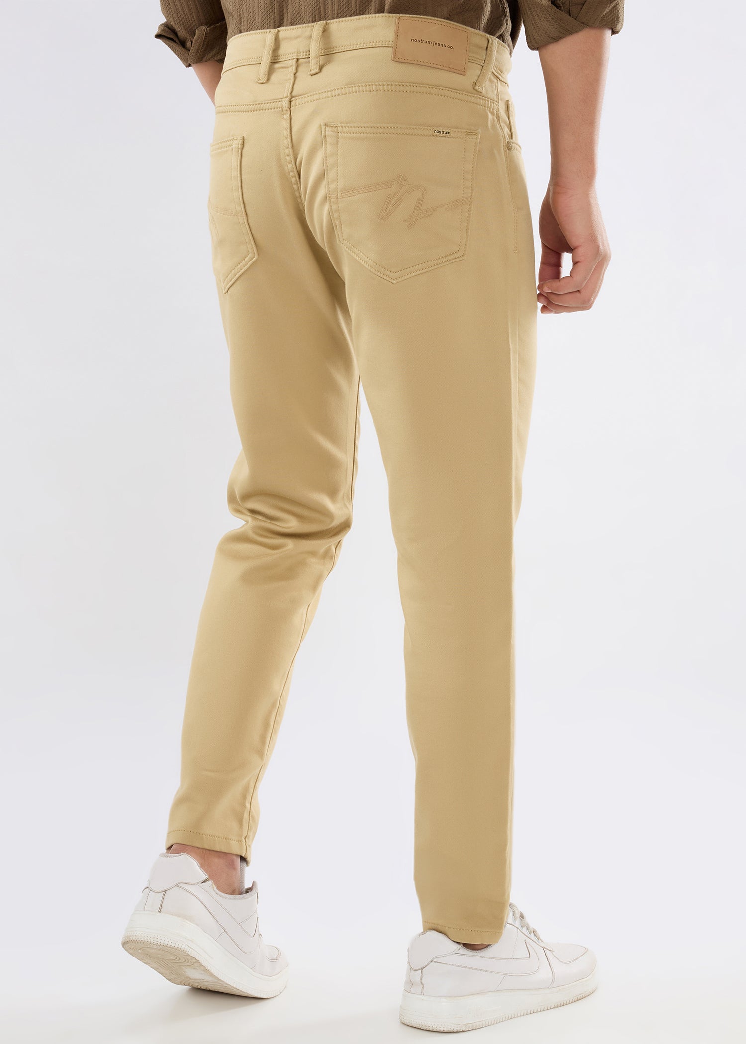 Icon Ankle Fit Trouser: Khaki