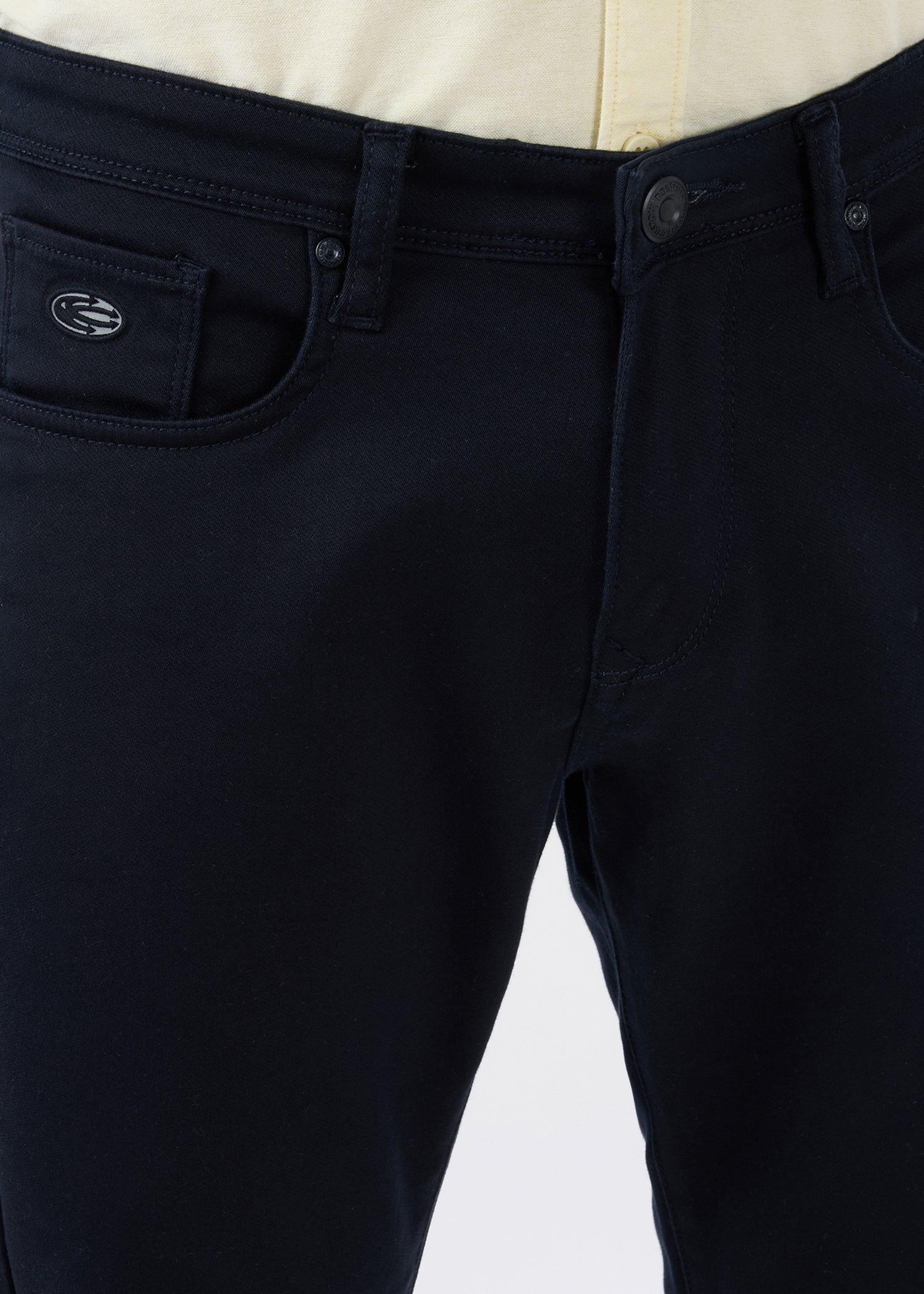 Icon Ankle Fit Trouser: Navy