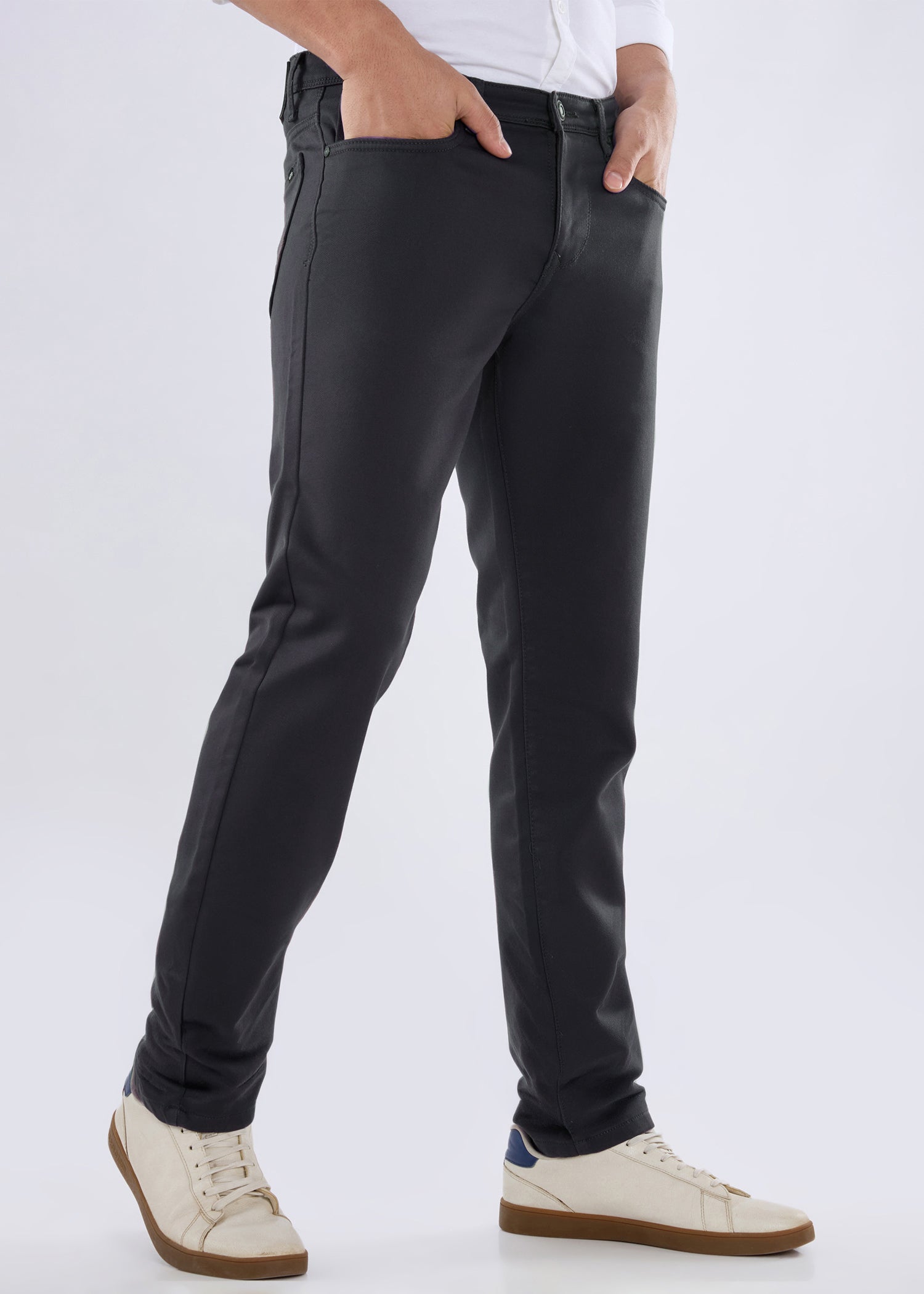 Icon Regular Fit Trouser: Dark Grey