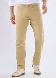 Nostrum Icon Khaki Regular Fit Formal Trousers for Men 