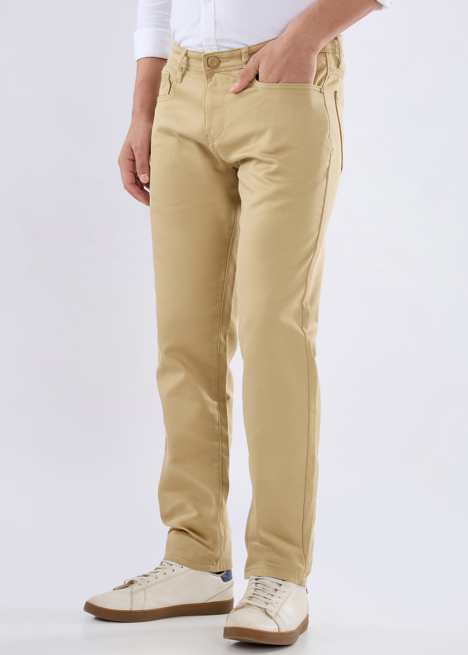 Icon Regular Fit Trouser: Khaki