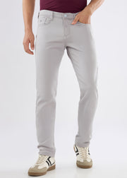 Icon Regular Fit Trouser: Light Grey