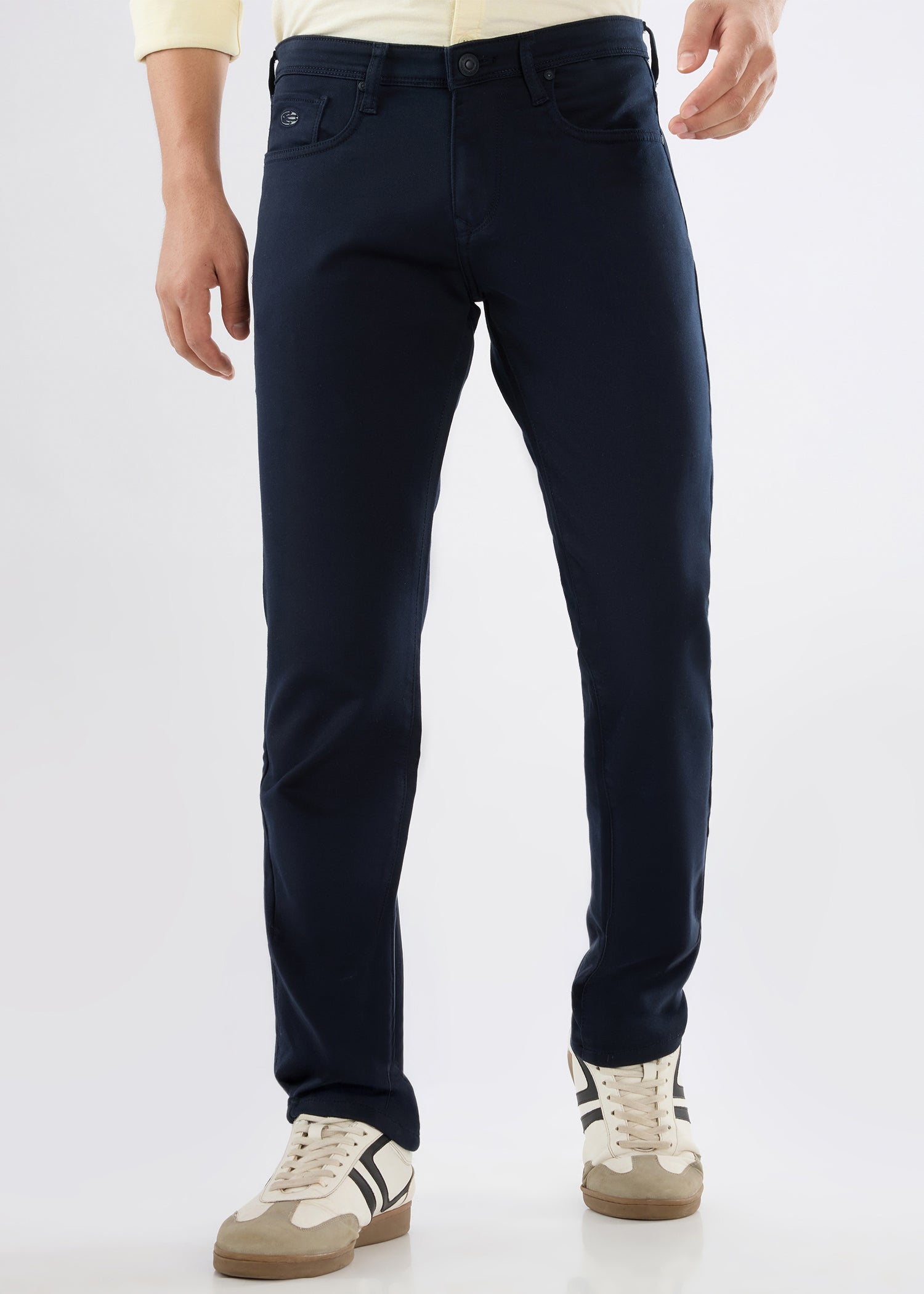 Icon Regular Fit Trouser: Navy