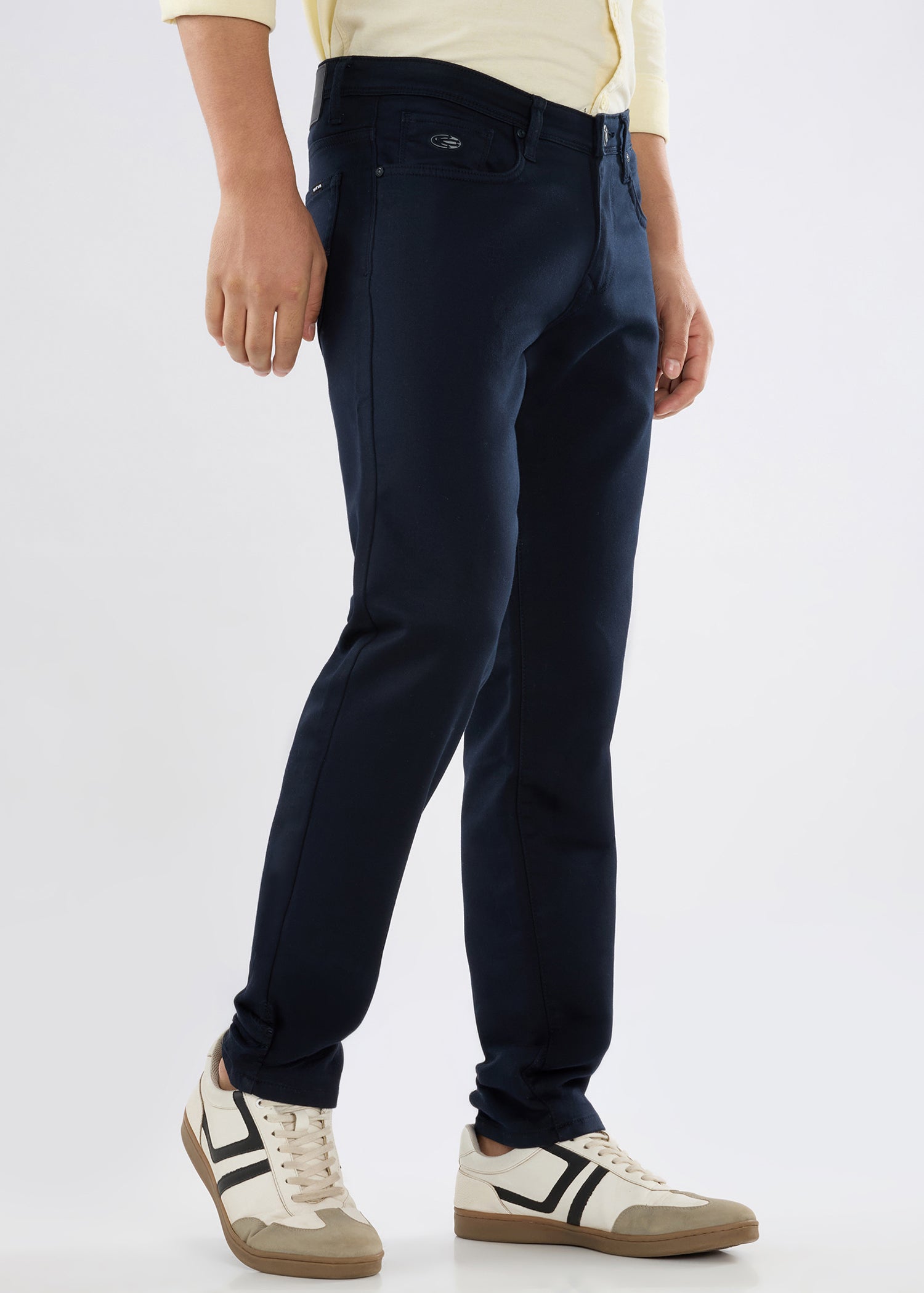 Icon Regular Fit Trouser: Navy