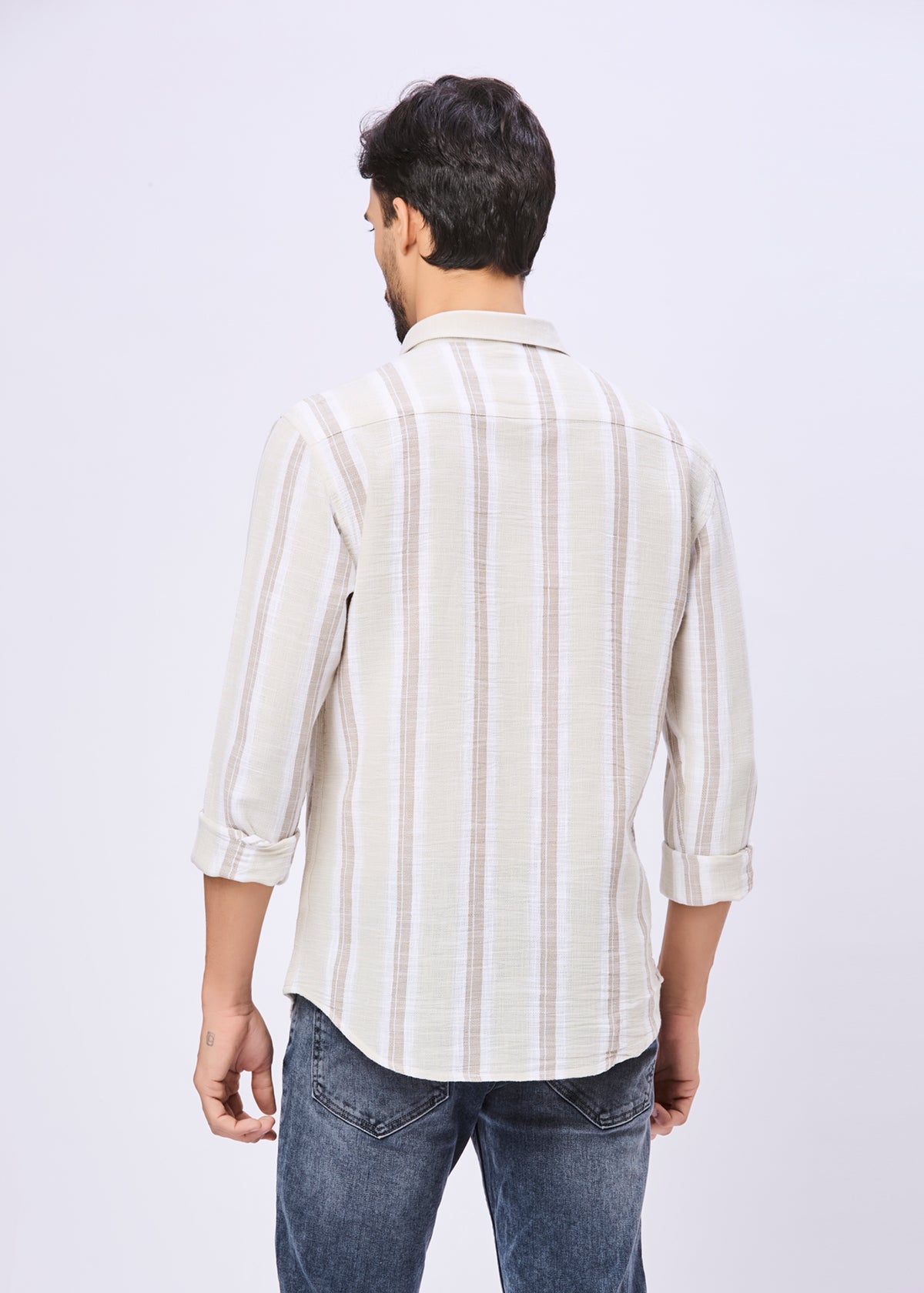 Variation Striped Full Sleeve Shirt
