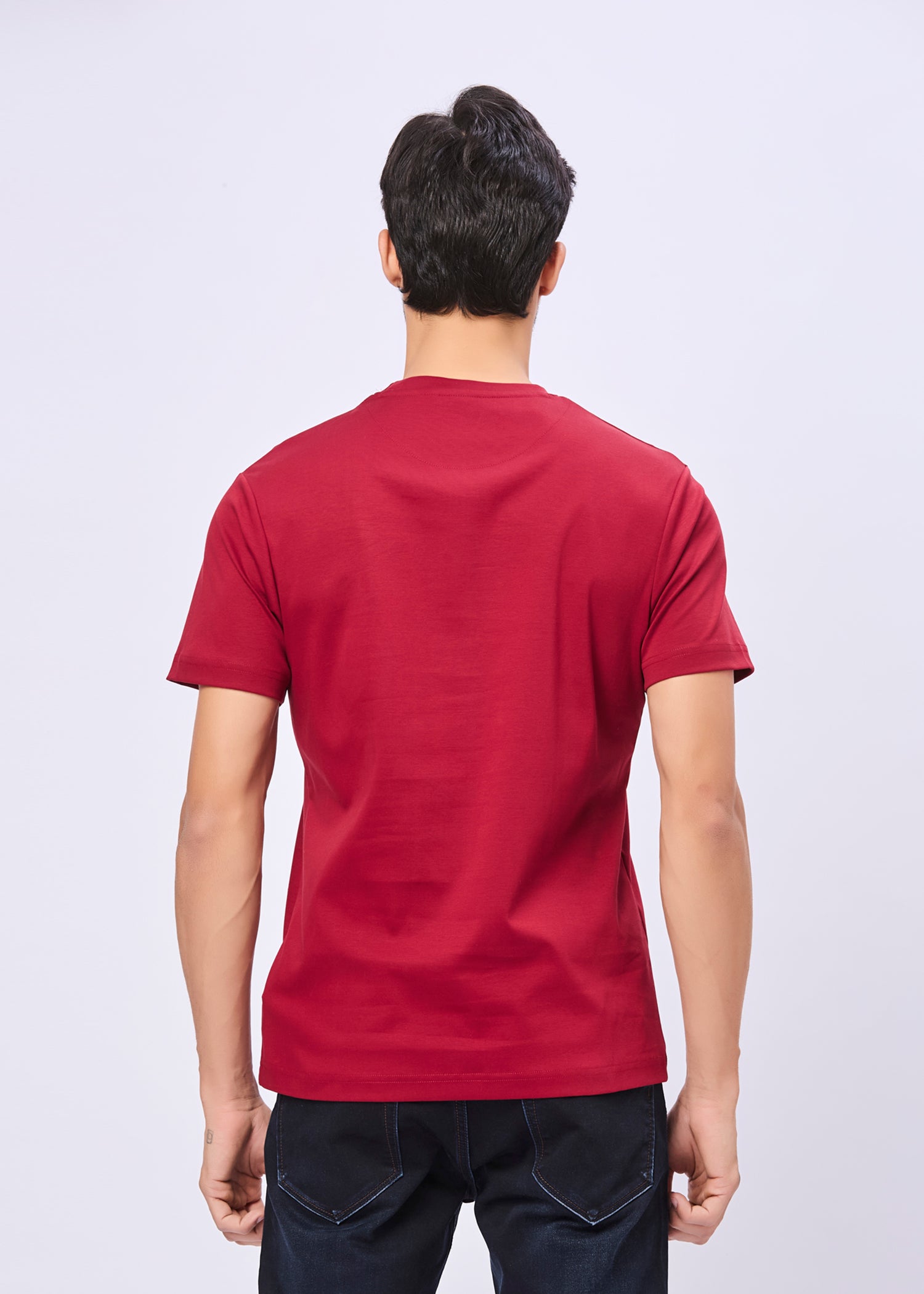 Mindgame Solid Casual T-Shirt