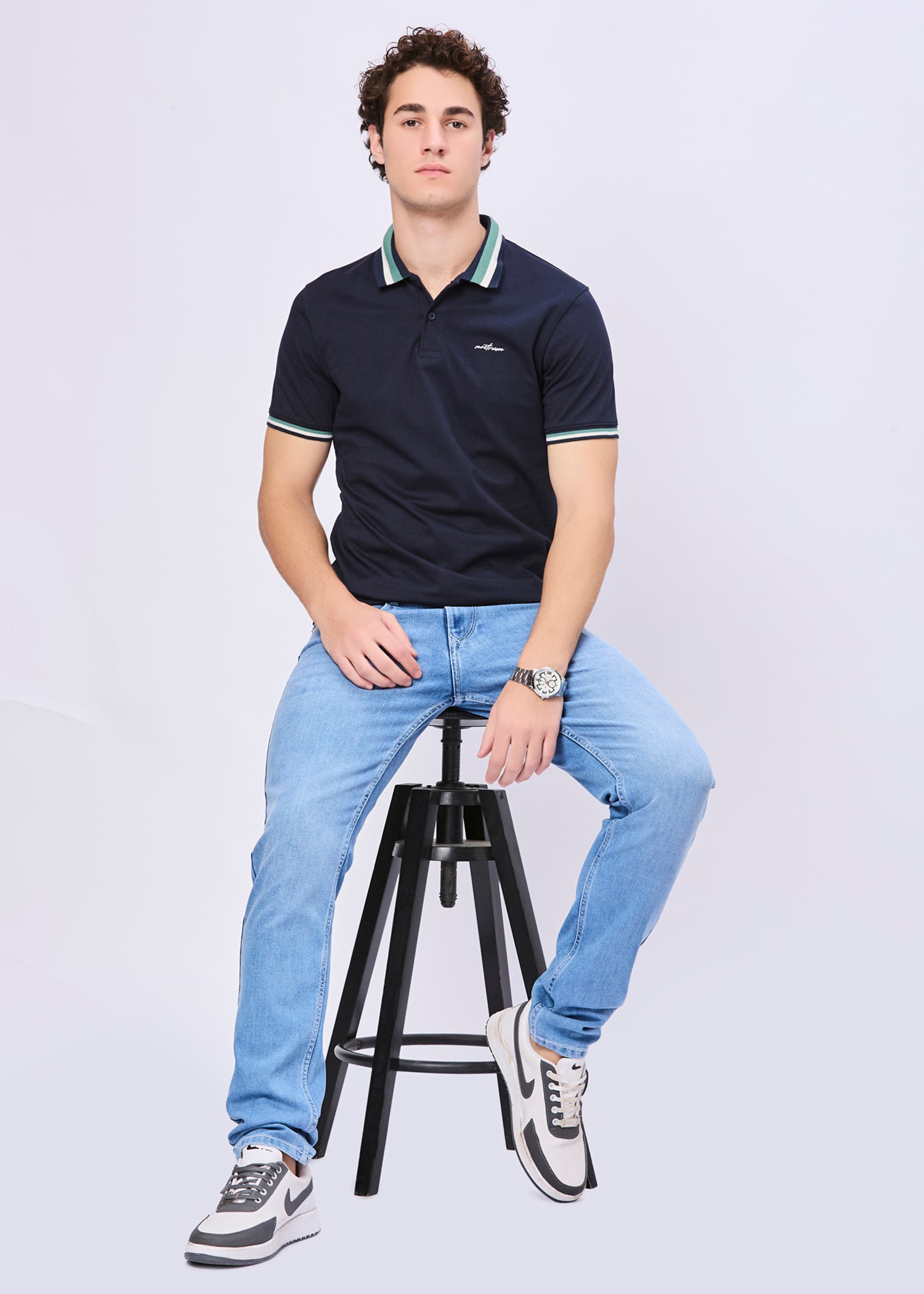 Calamity Solid Polo T-Shirt