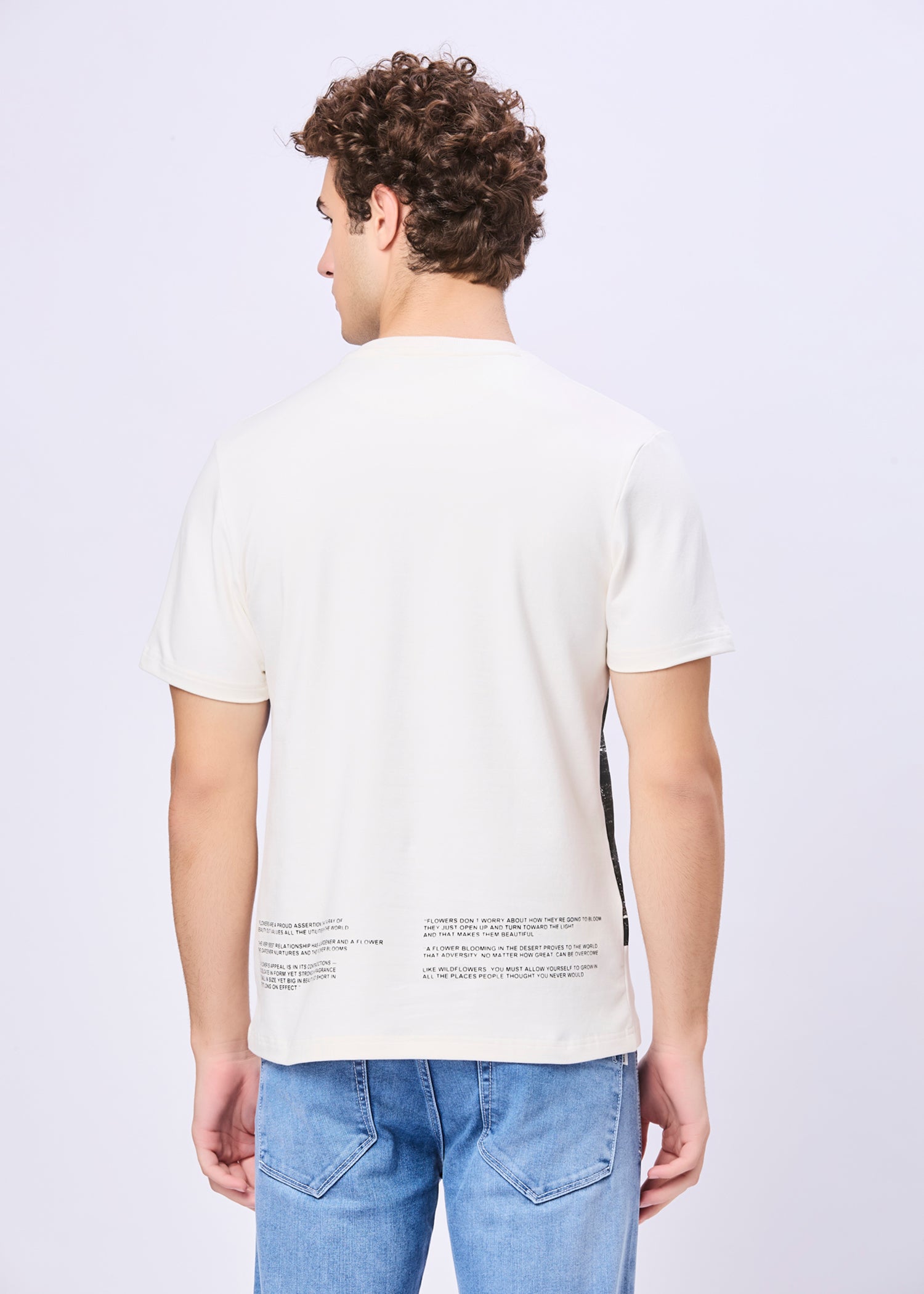 Blooming Printed Casual T-Shirt