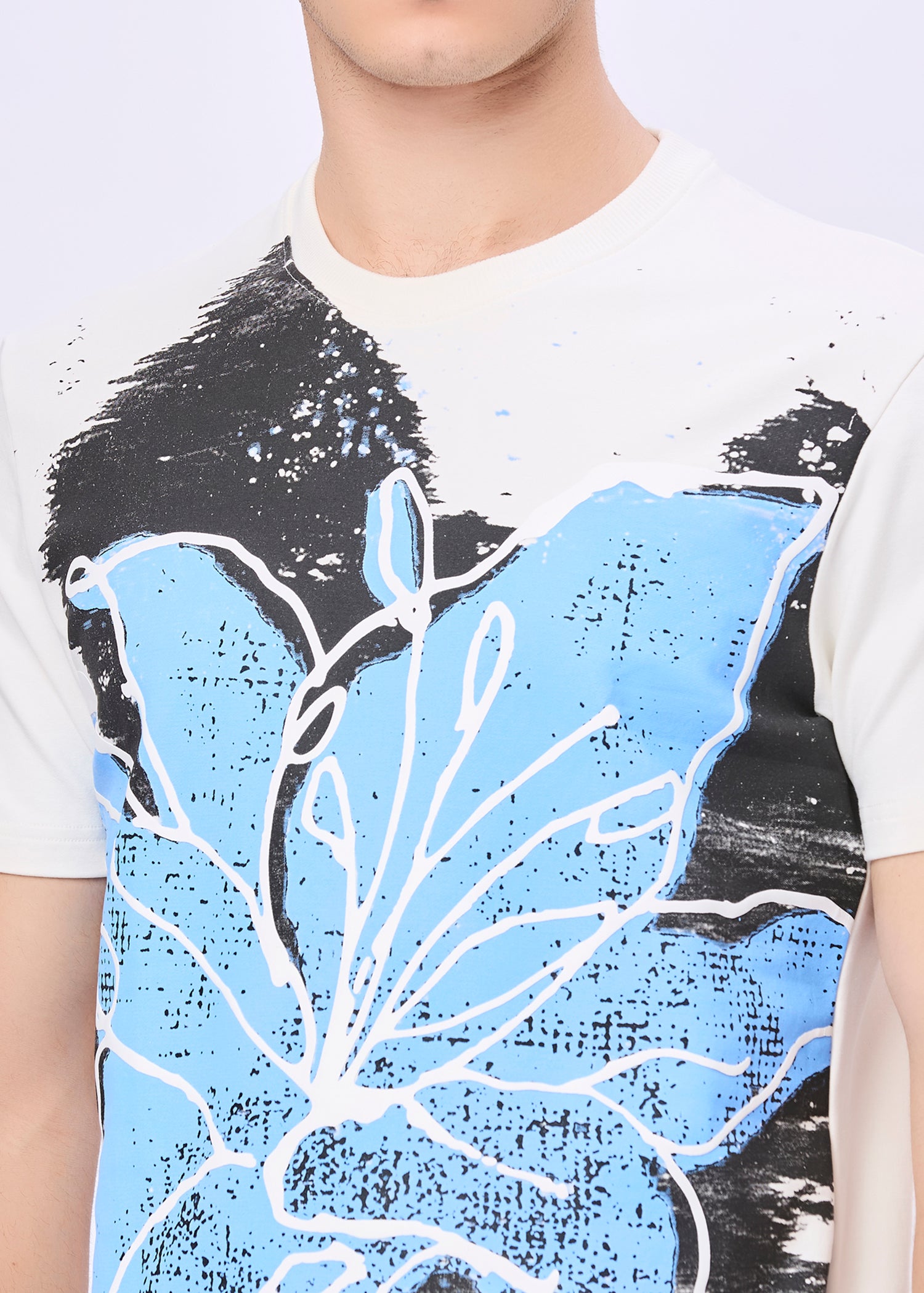 Blooming Printed Casual T-Shirt