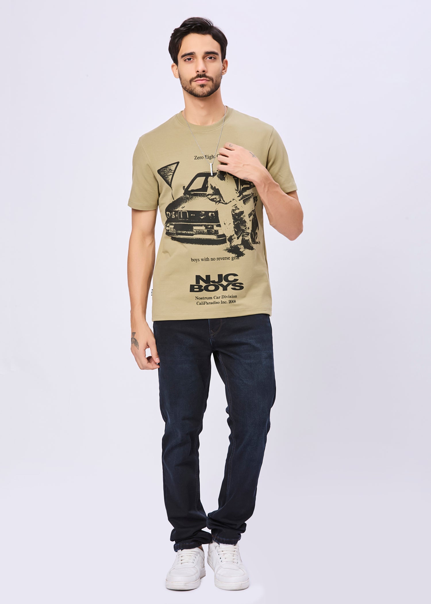 Ominous NJC Boys Graphic Print T-Shirt