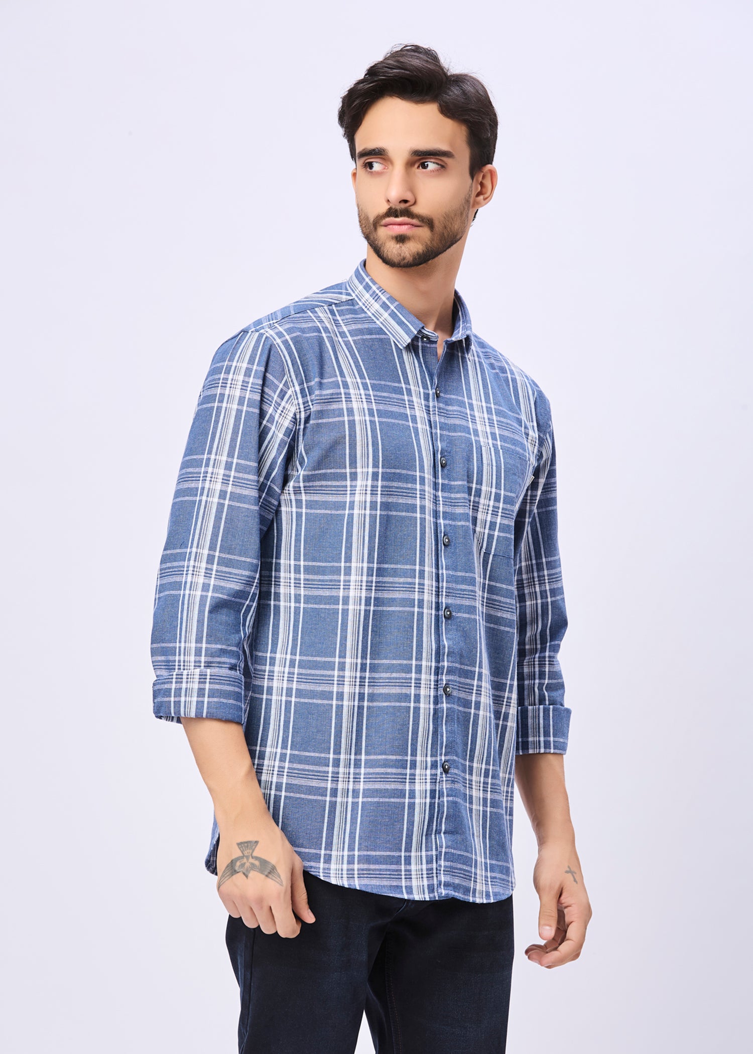 Chapman Windowpane Checked Casual Shirt