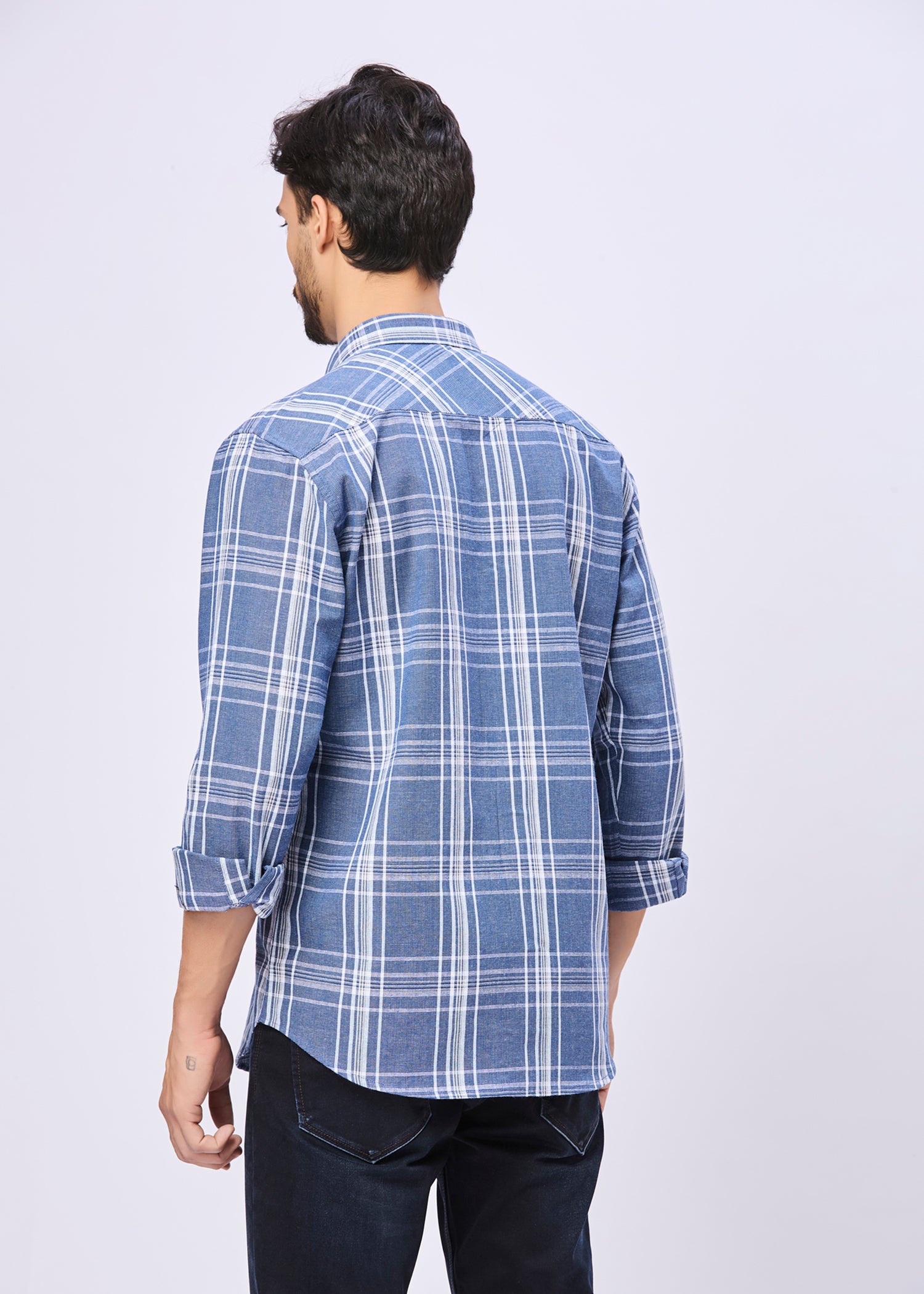 Chapman Windowpane Checked Casual Shirt