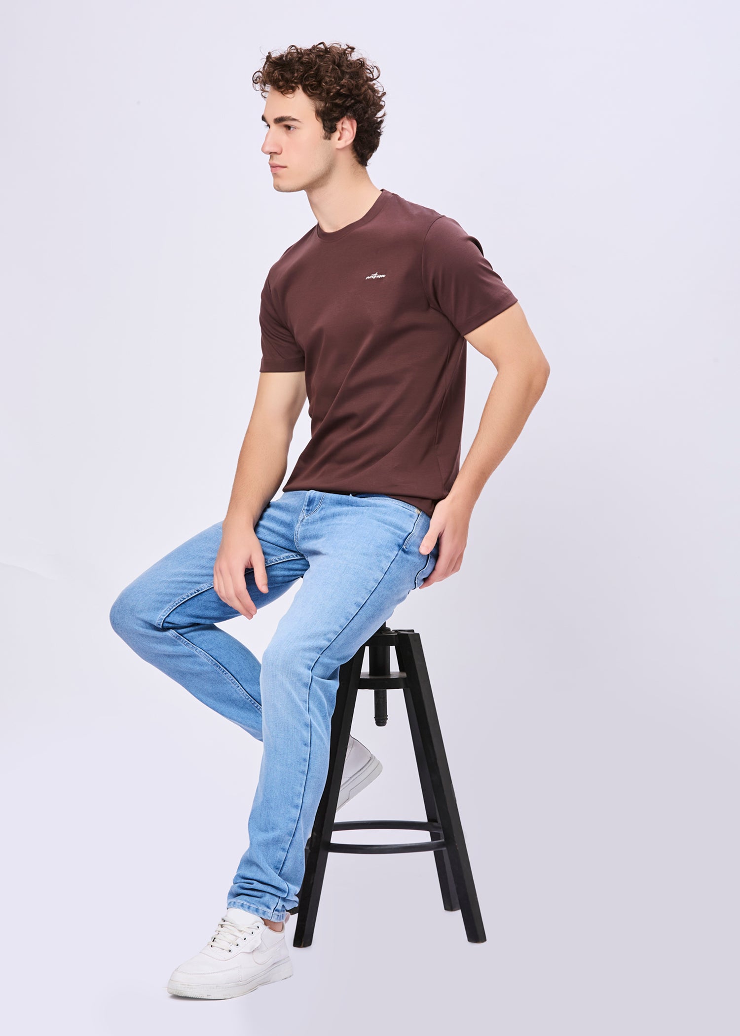 Mindgame Solid Casual T-Shirt