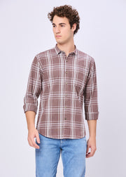 Chapman Windowpane Checked Casual Shirt