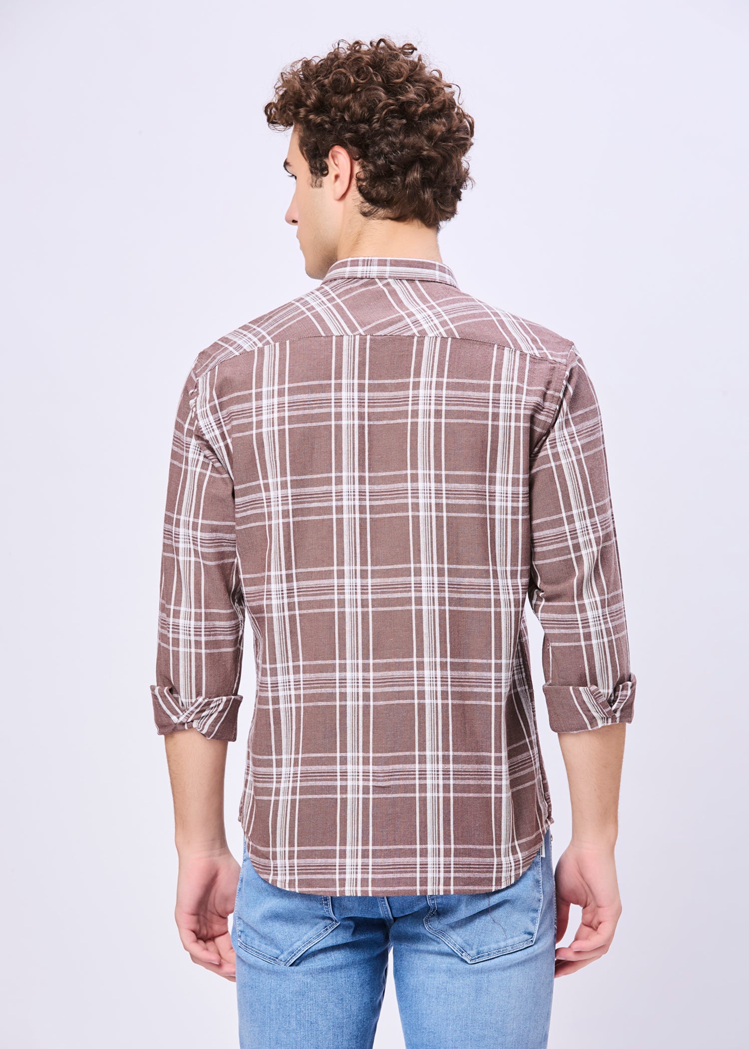 Chapman Windowpane Checked Casual Shirt