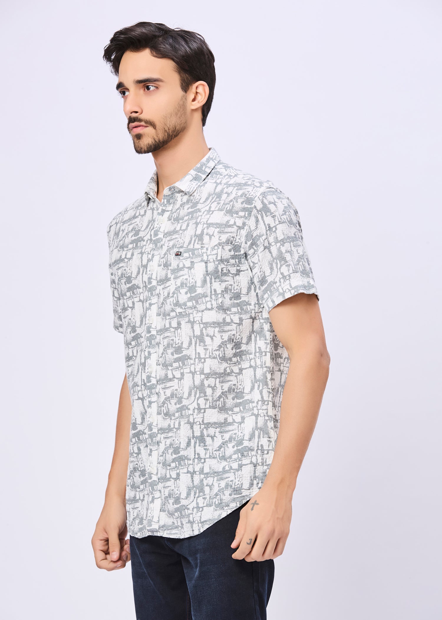 Doleman Printed Casual Shirt