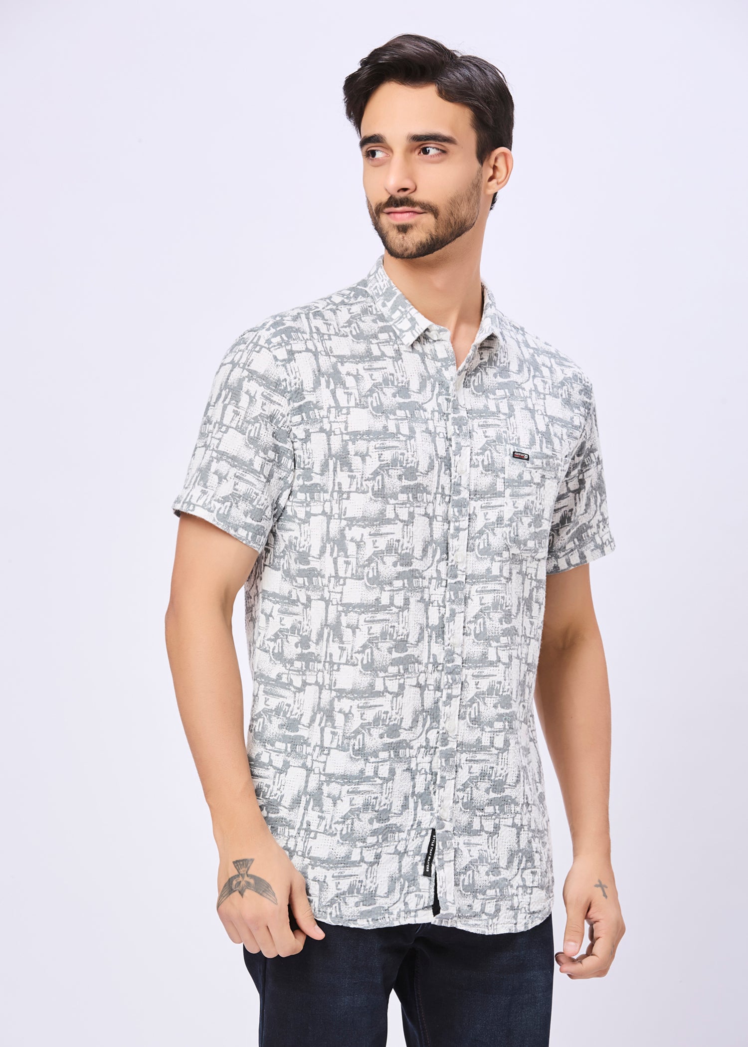 Doleman Printed Casual Shirt