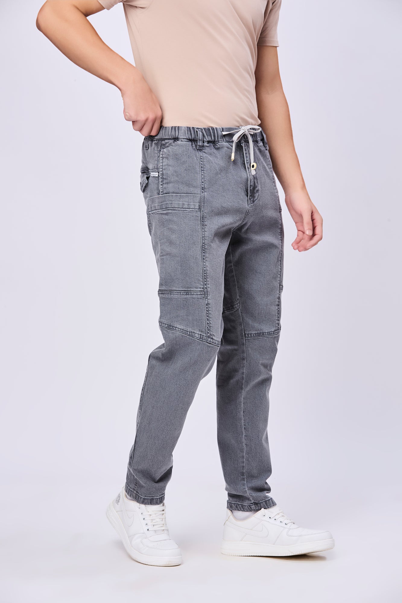 Qumper Denim Cargo Jeans