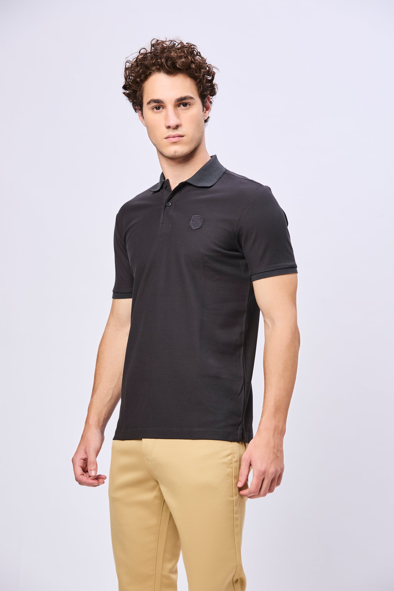 Frisson Solid Polo T-Shirt