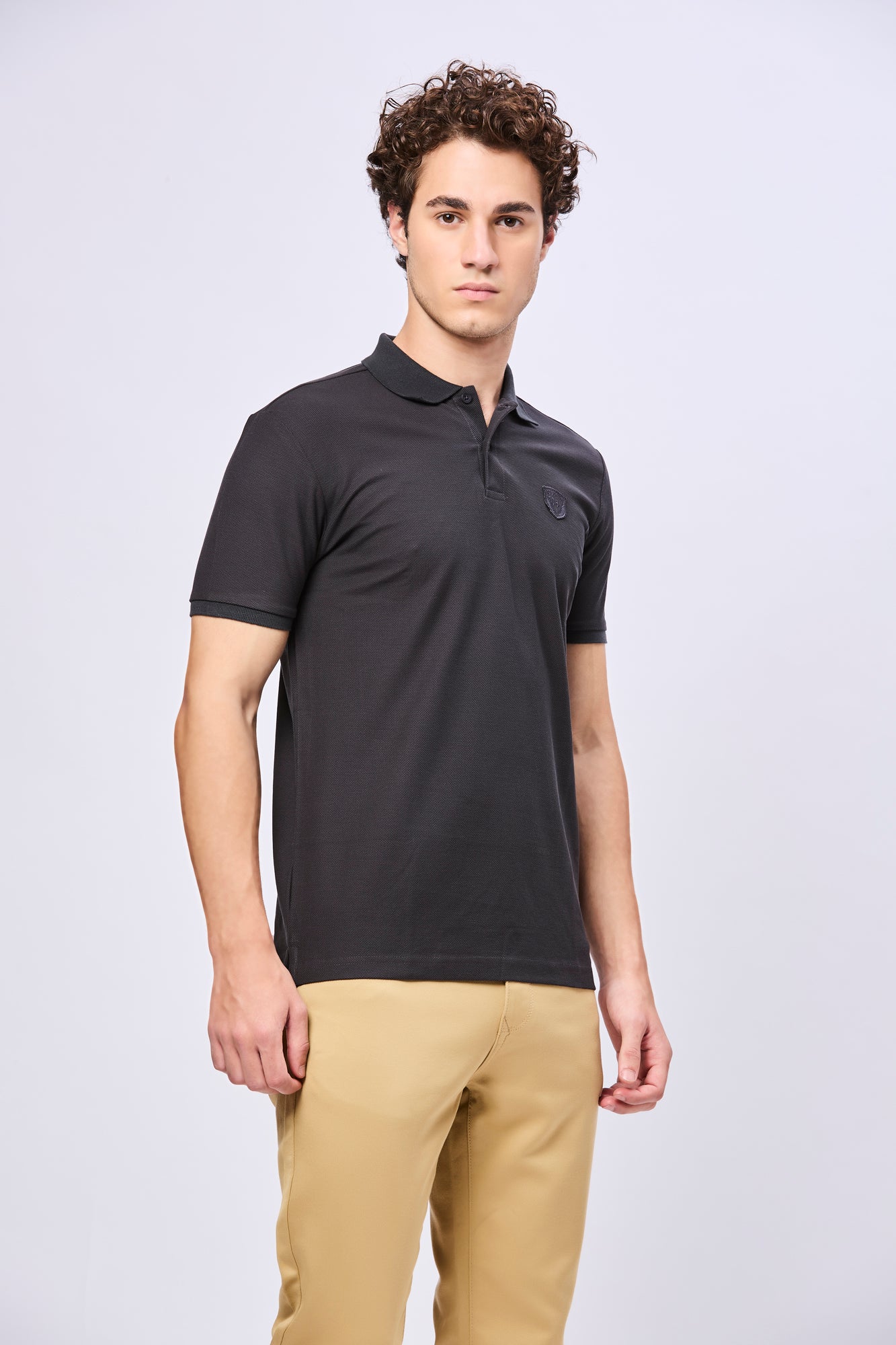 Frisson Solid Polo T-Shirt
