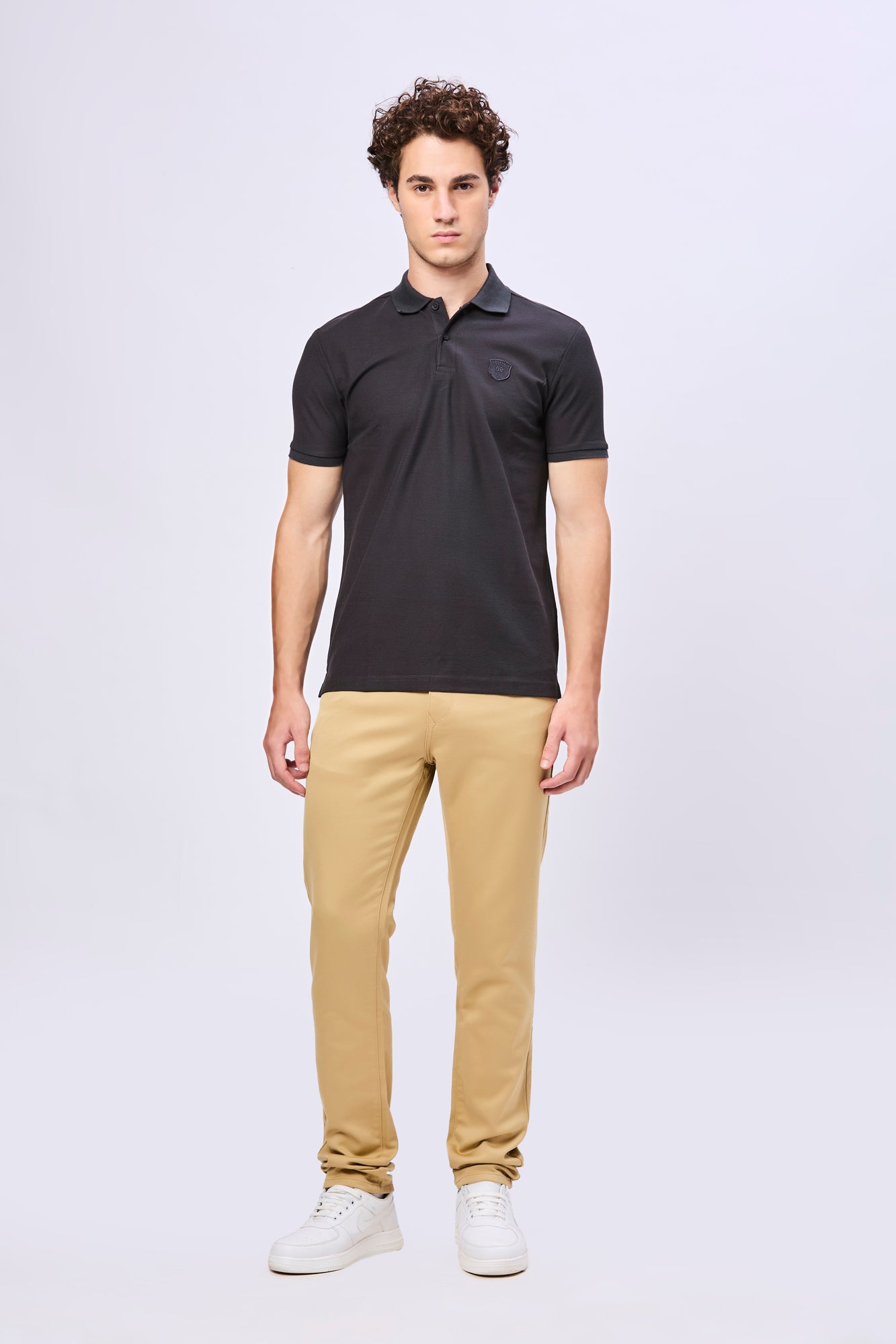 Frisson Solid Polo T-Shirt