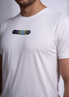 Printed Round Neck T-Shirt | Summer Casual Wear