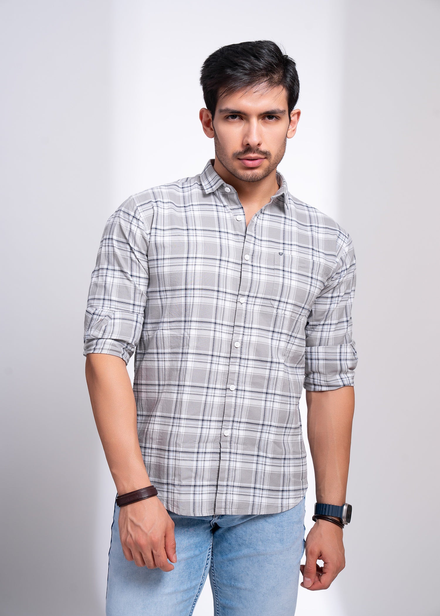 Classic Check Shirt for Men | Versatile Casual Wear
