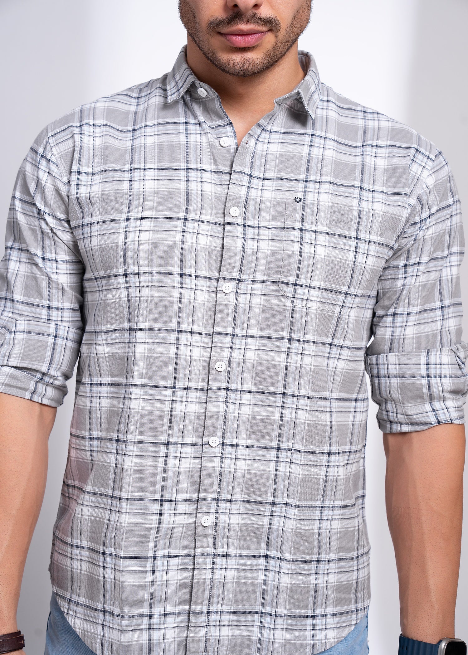 Classic Check Shirt for Men | Versatile Casual Wear